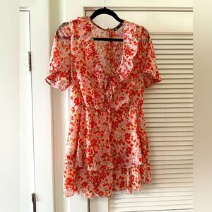 Zara Floral Dress Size L